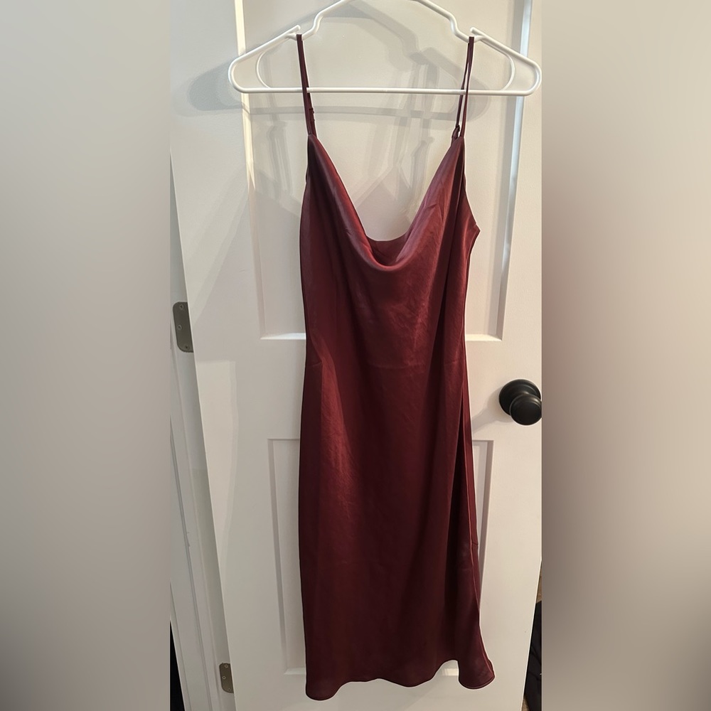 Aritzia - Wilfred Cowl Neck Slip Dress - Picture 1 of 1